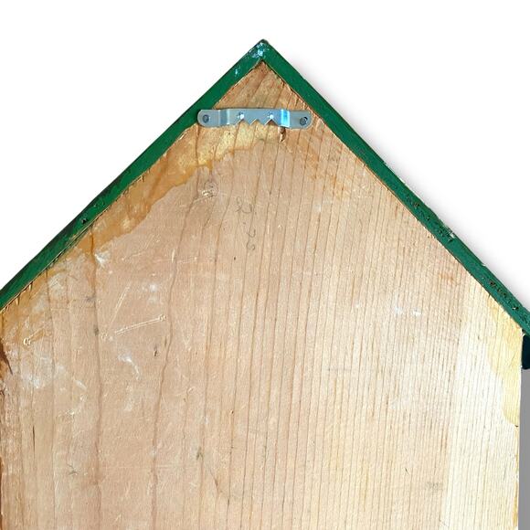 VTG Hand Painted Hen House Art Wooden Plaque Home Artist 1970s Eggs Chics - Picture 16 of 16